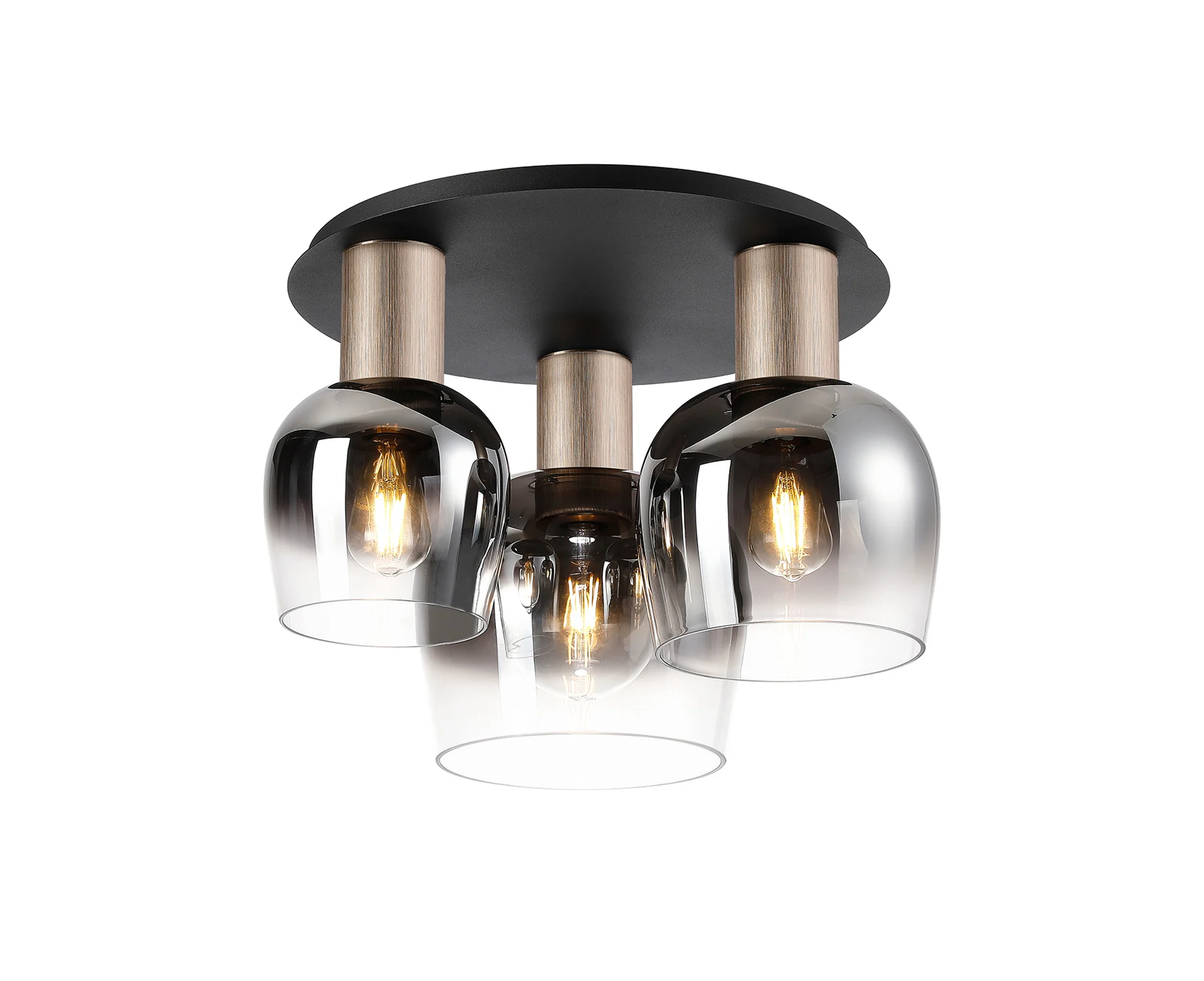Camden 3/5Lt Round Semi- Flush Ceiling Light - Various Sizes & Colors - Image 23