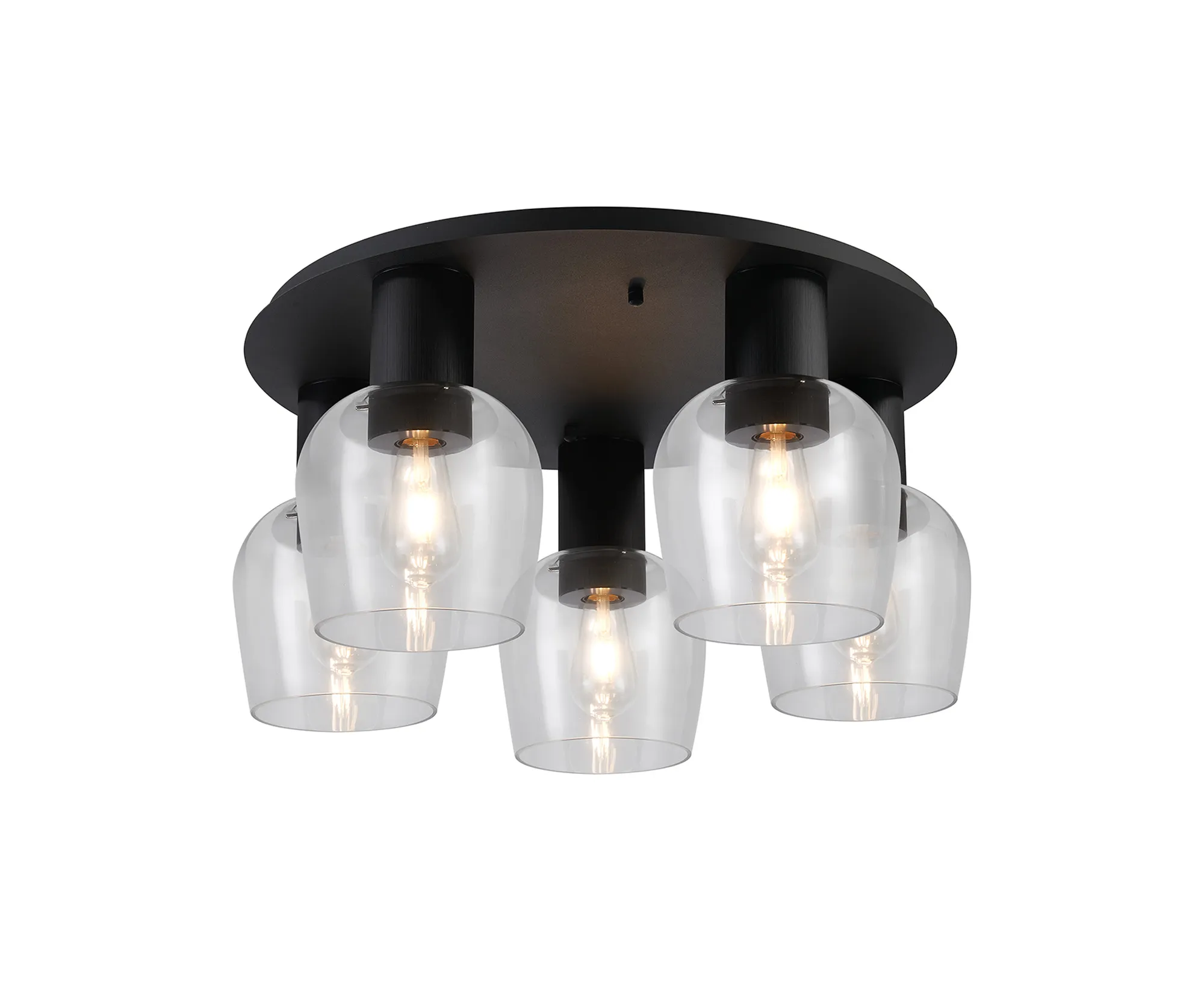 Camden 3/5Lt Round Semi- Flush Ceiling Light - Various Sizes & Colors - Image 5