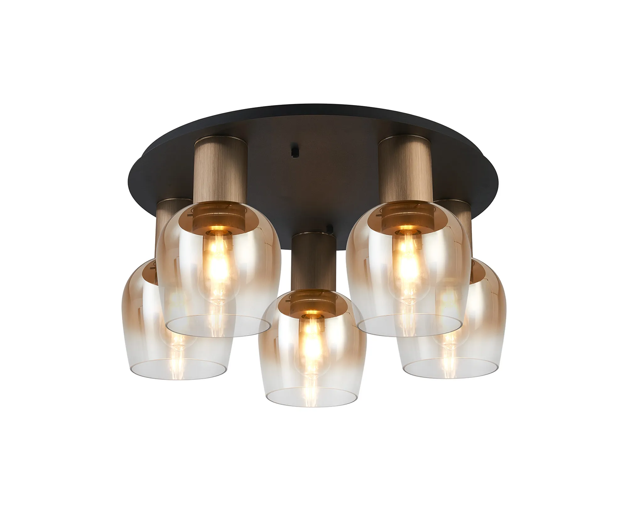 Camden 3/5Lt Round Semi- Flush Ceiling Light - Various Sizes & Colors - Image 7