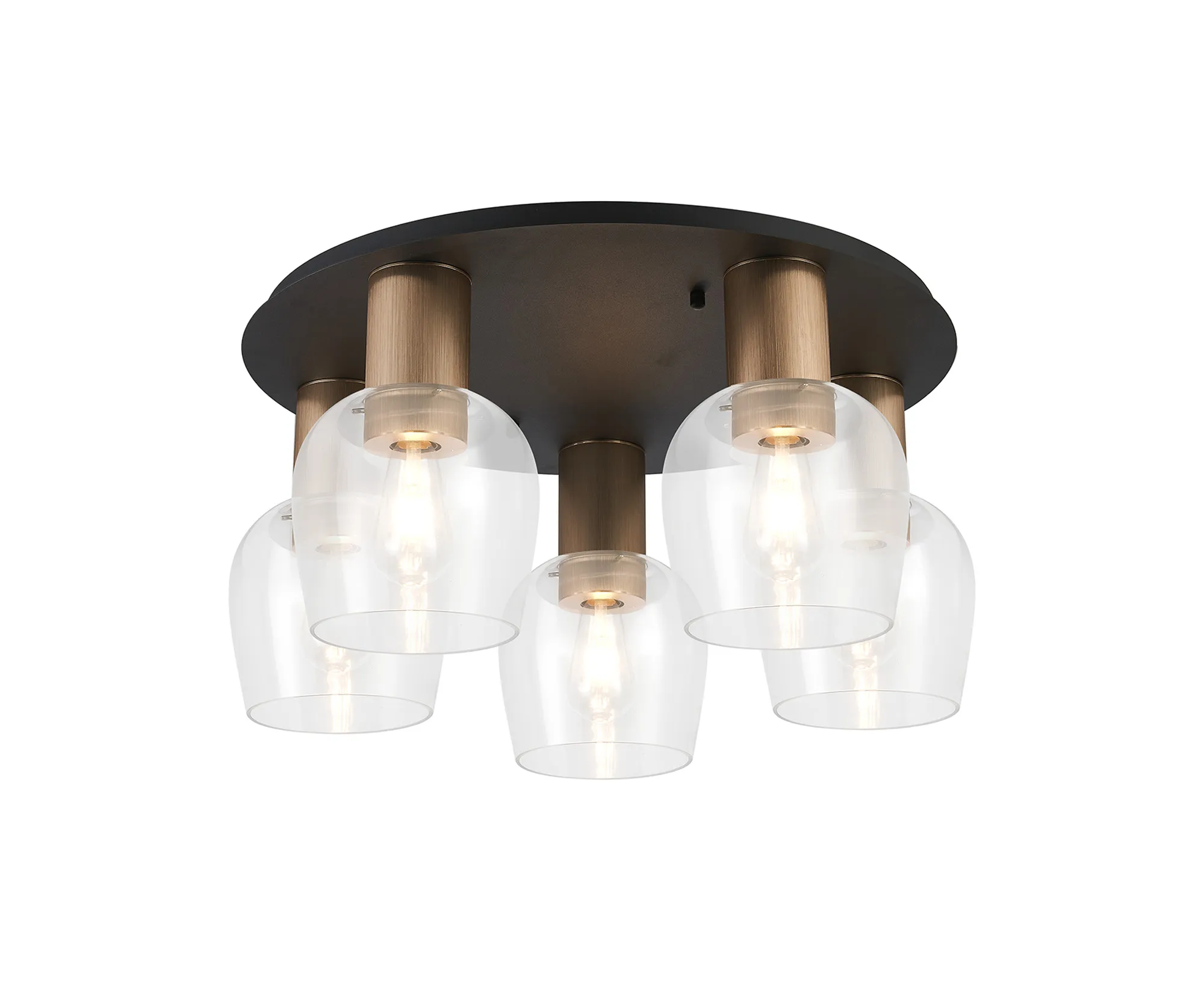 Camden 3/5Lt Round Semi- Flush Ceiling Light - Various Sizes & Colors - Image 8