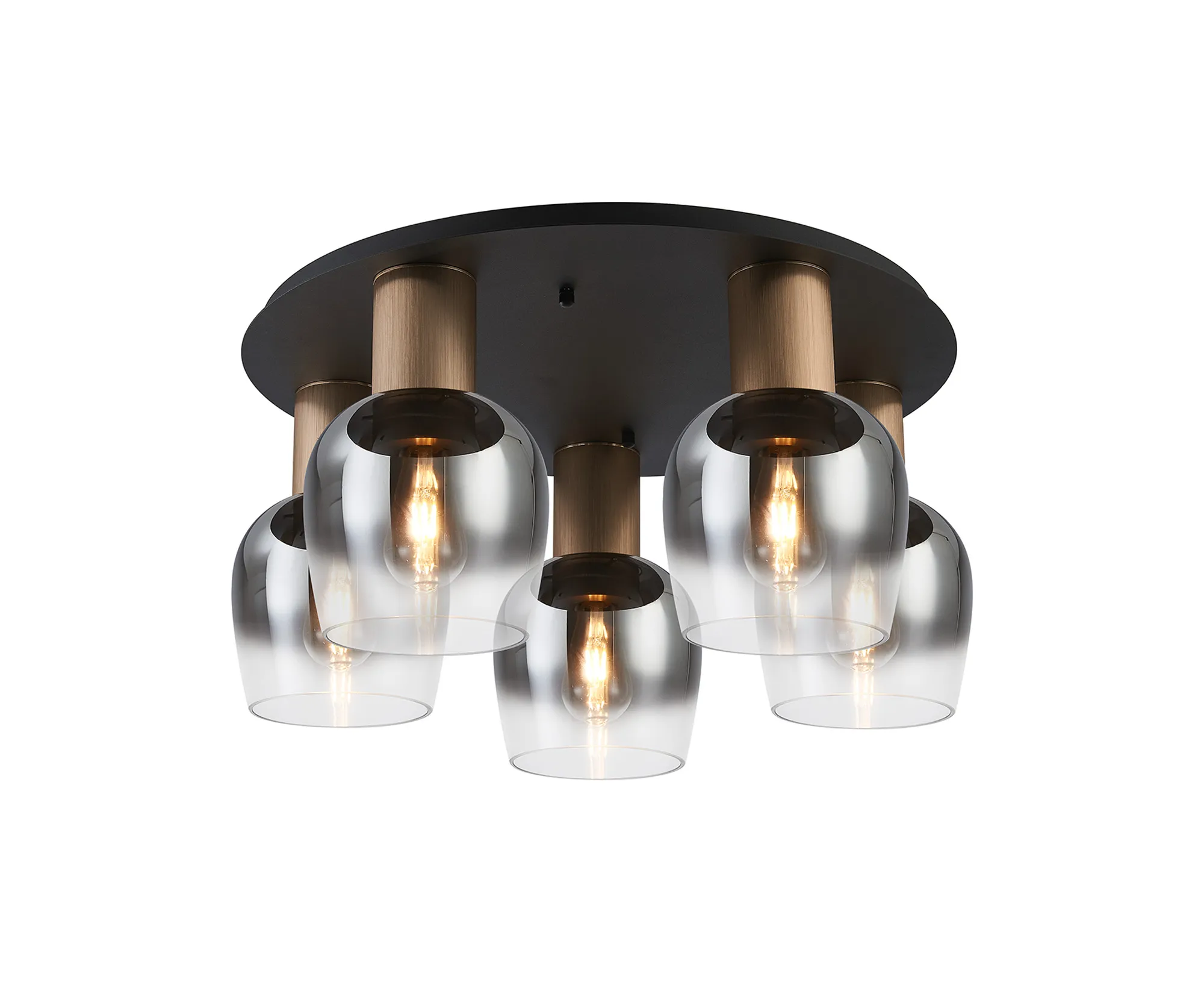 Camden 3/5Lt Round Semi- Flush Ceiling Light - Various Sizes & Colors - Image 9