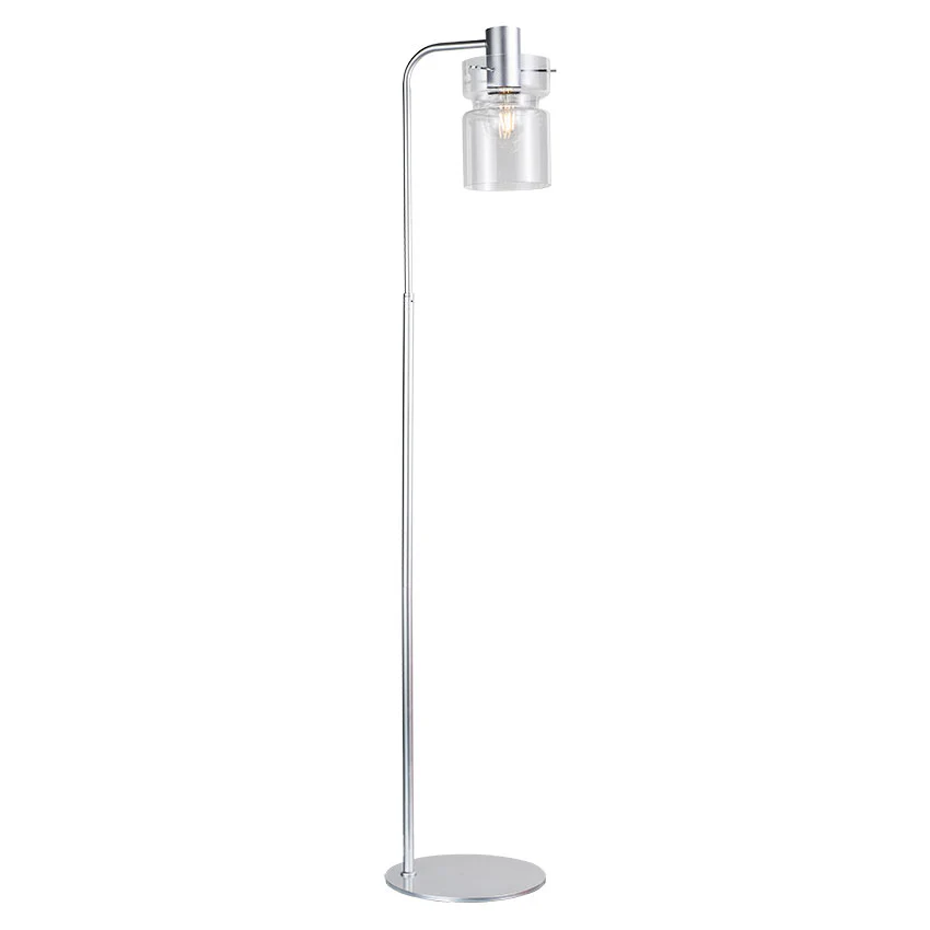 Camden Floor Lamp- Silver/ Grey/ Copper Finishes - Image 2