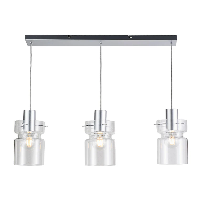 Camden Kitchen Linear Table Light- Copper/ Silver/ Amber - Image 2