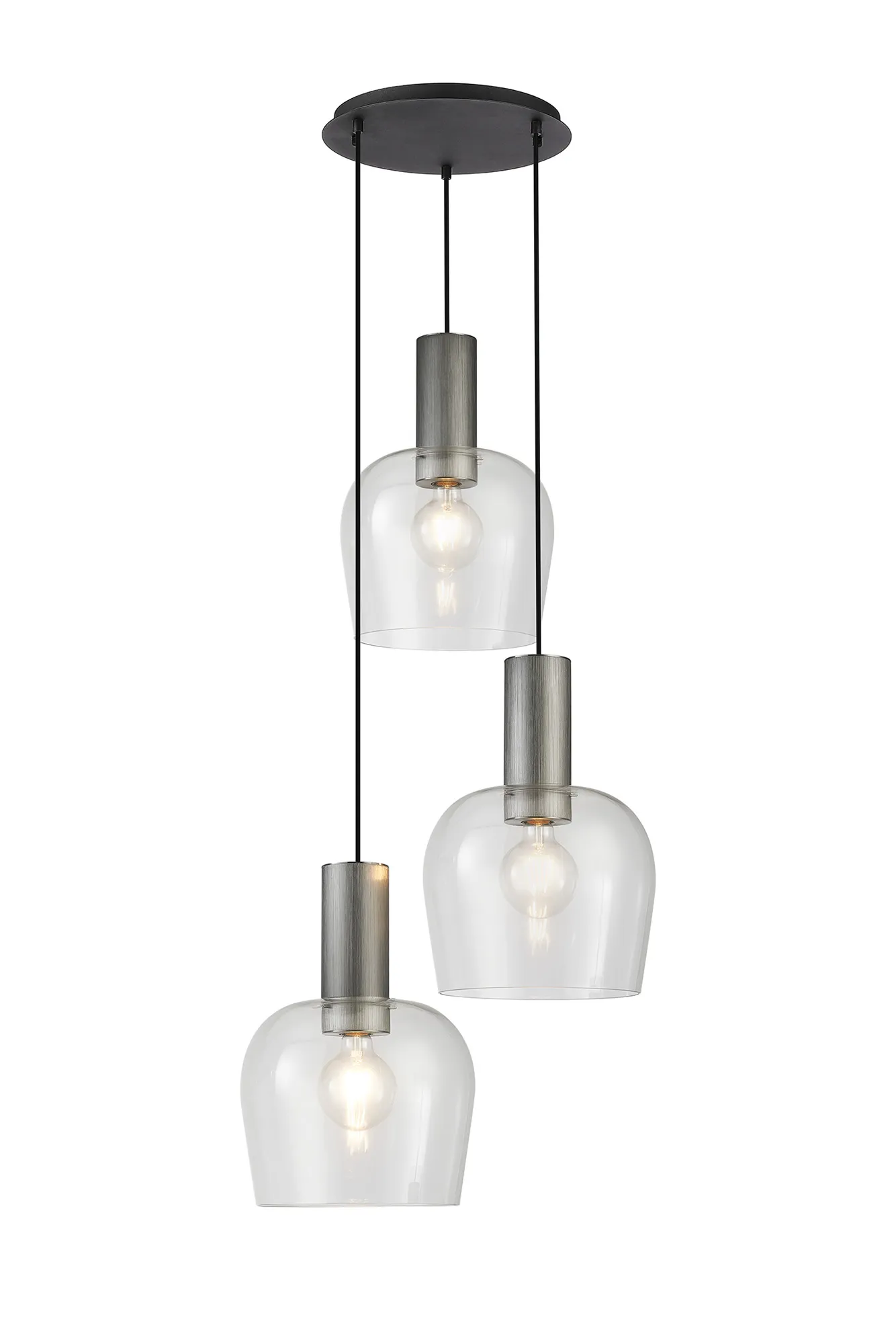 Camden 3/5 Lt Round Pendant In Various Finishes - Image 15