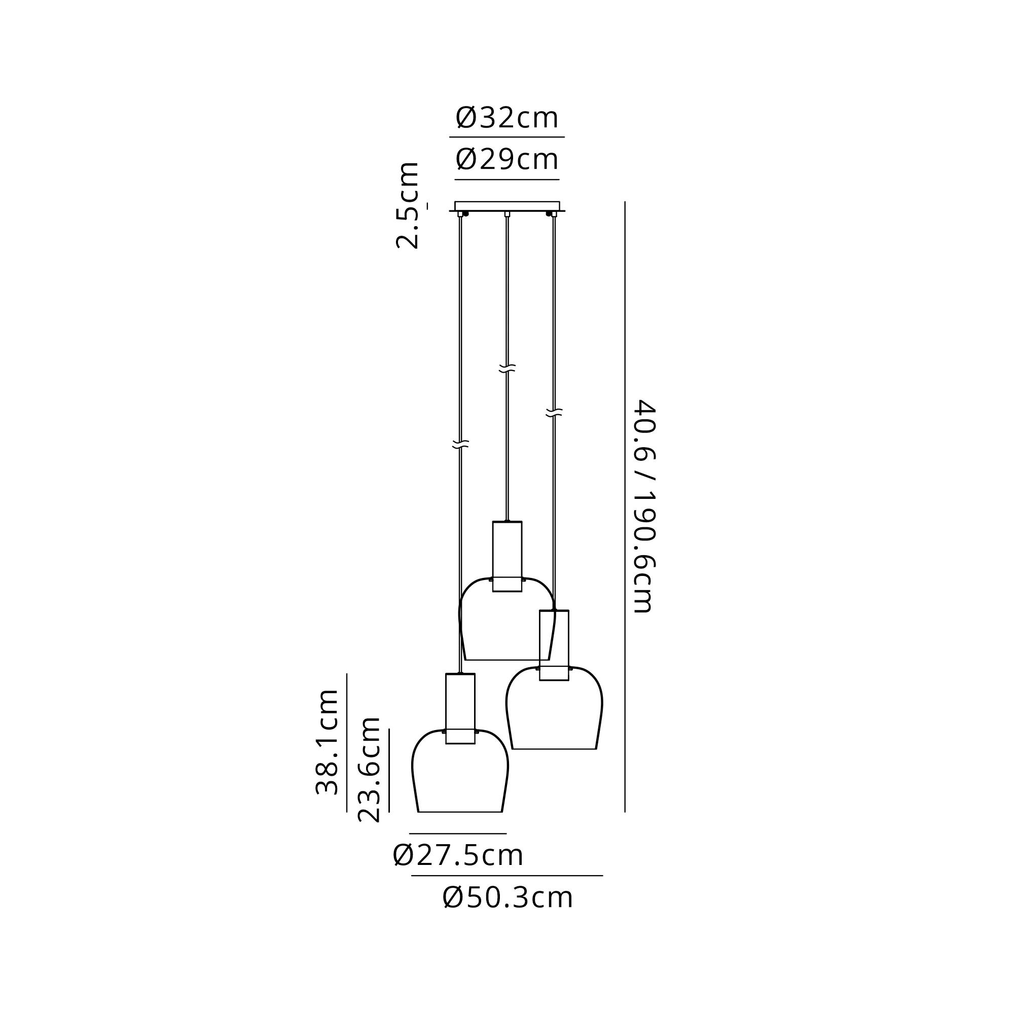 Camden 3/5 Lt Round Pendant In Various Finishes - Image 23
