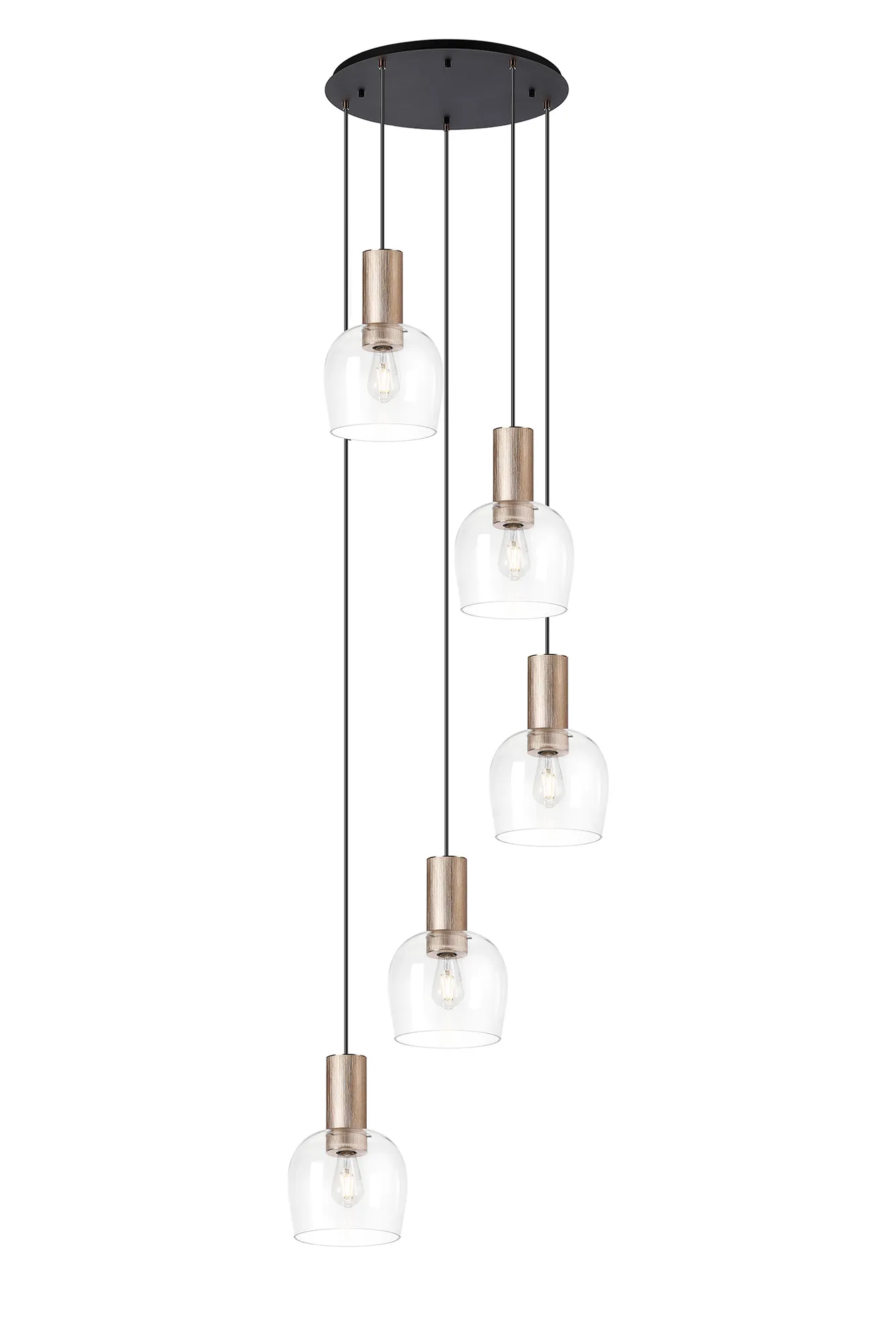 Camden 3/5 Lt Round Pendant In Various Finishes - Image 29