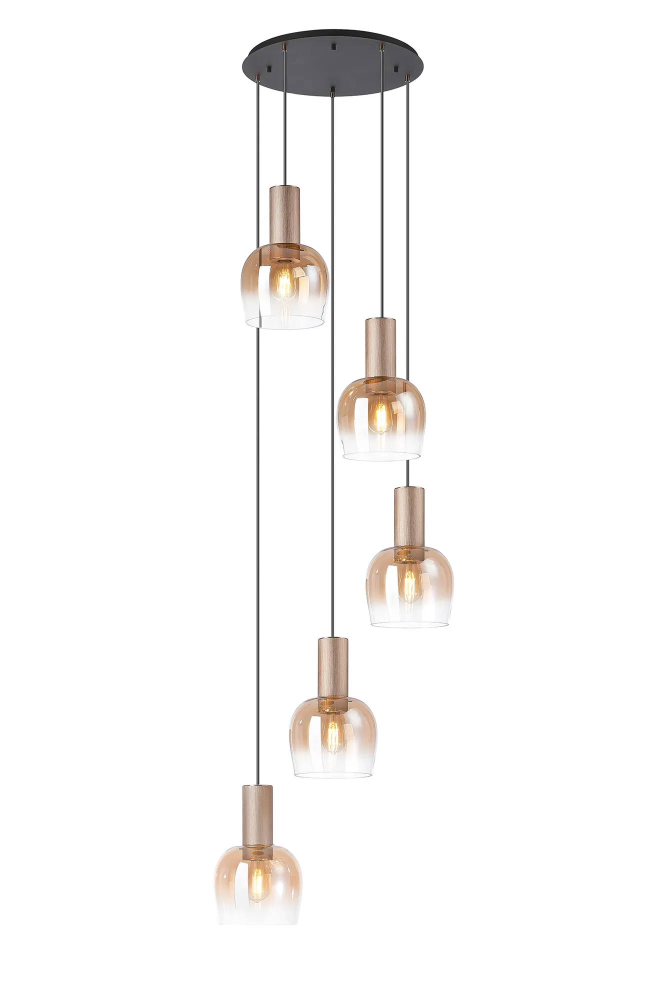 Camden 3/5 Lt Round Pendant In Various Finishes - Image 34