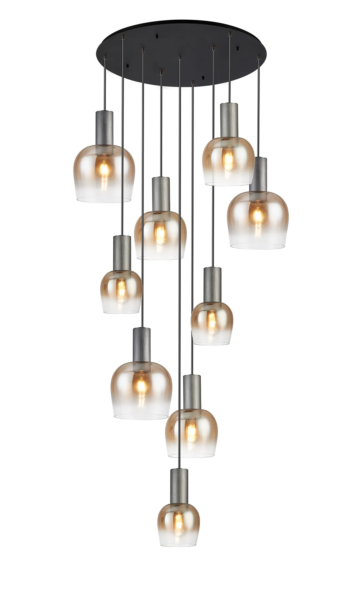 Camden 9 Light Round Pendant In Various Finishes - Image 11