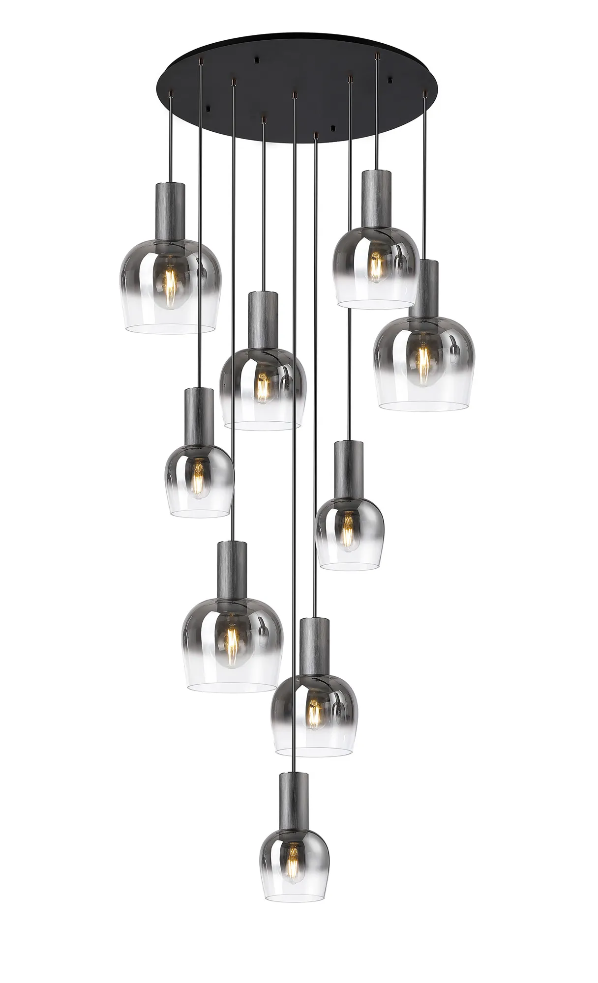 Camden 9 Light Round Pendant In Various Finishes - Image 12