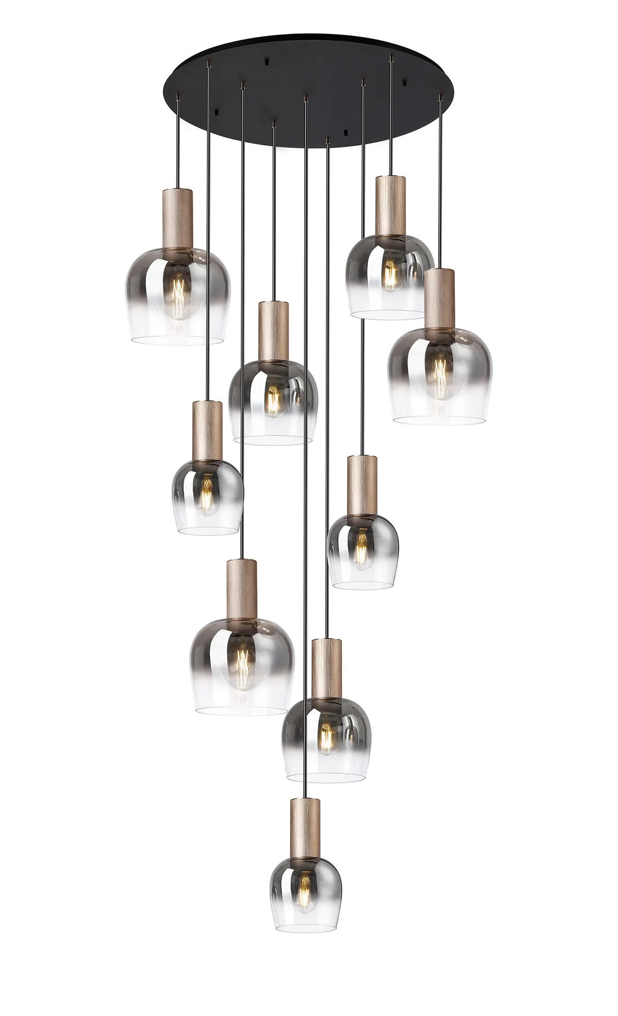 Camden 9 Light Round Pendant In Various Finishes - Image 18