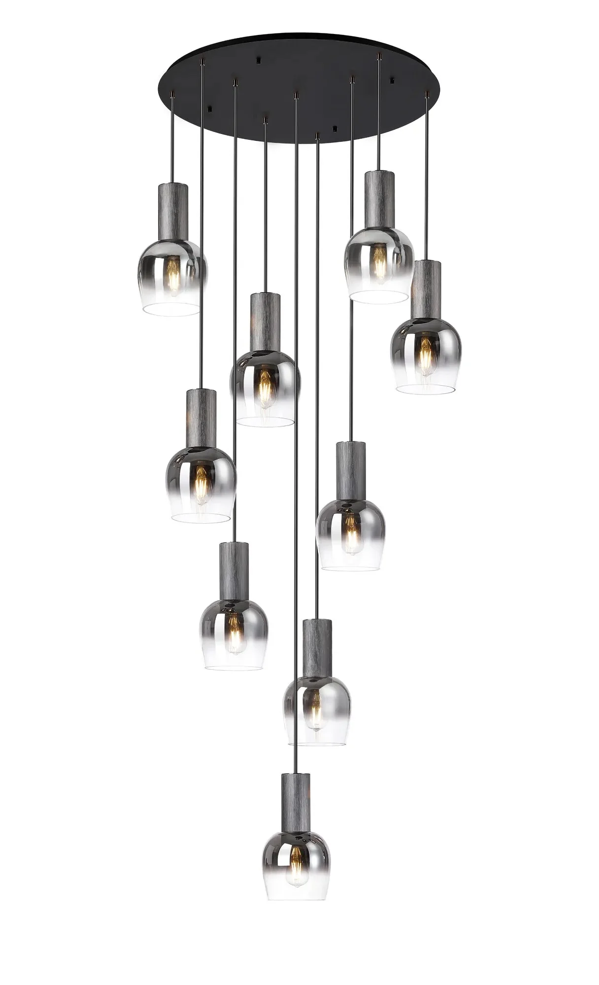 Camden 9 Light Round Pendant In Various Finishes - Image 2