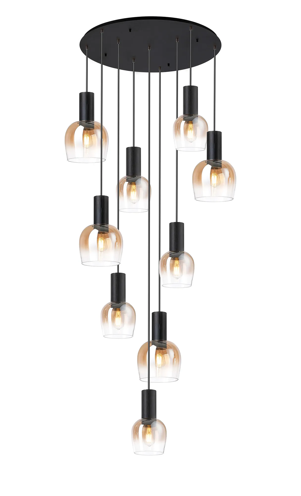Camden 9 Light Round Pendant In Various Finishes - Image 20