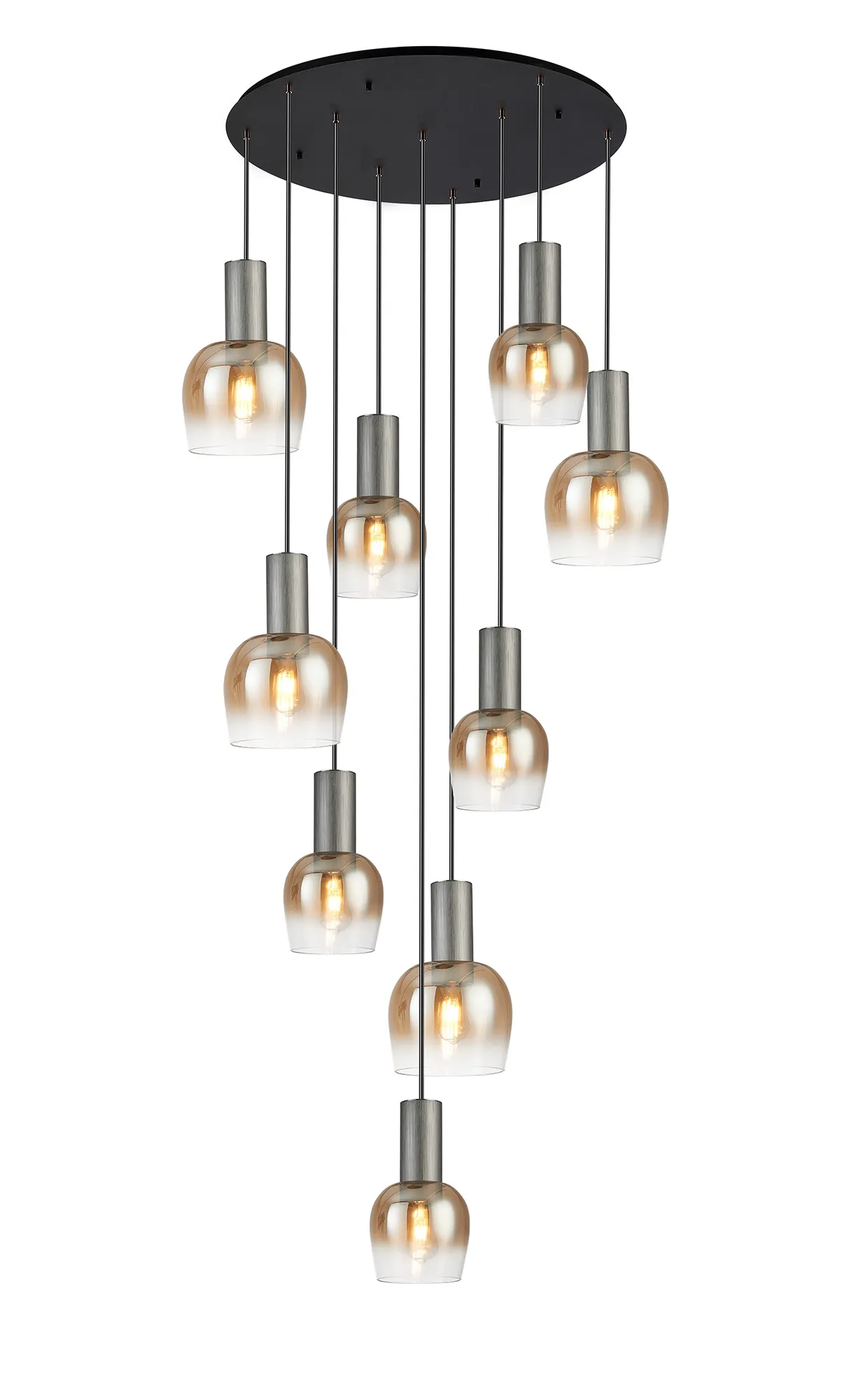 Camden 9 Light Round Pendant In Various Finishes - Image 21