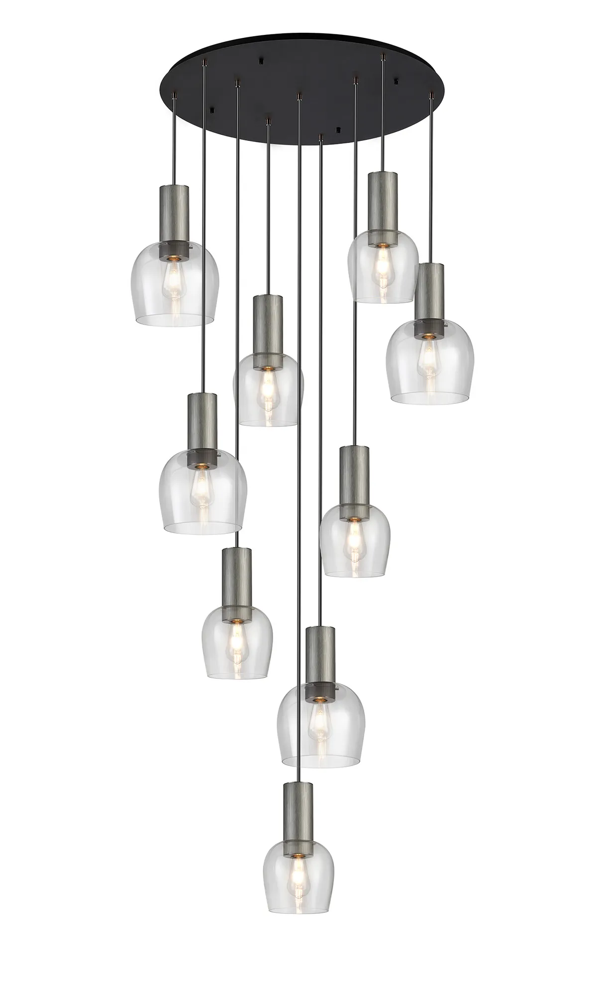 Camden 9 Light Round Pendant In Various Finishes - Image 23