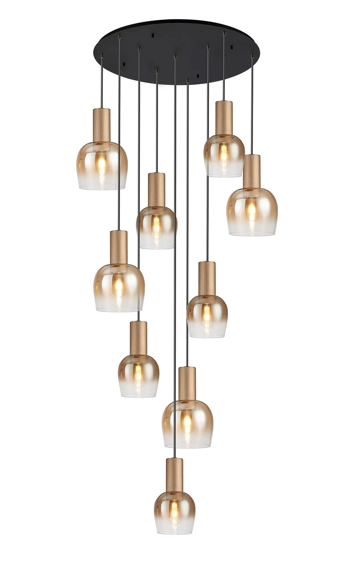 Camden 9 Light Round Pendant In Various Finishes - Image 26