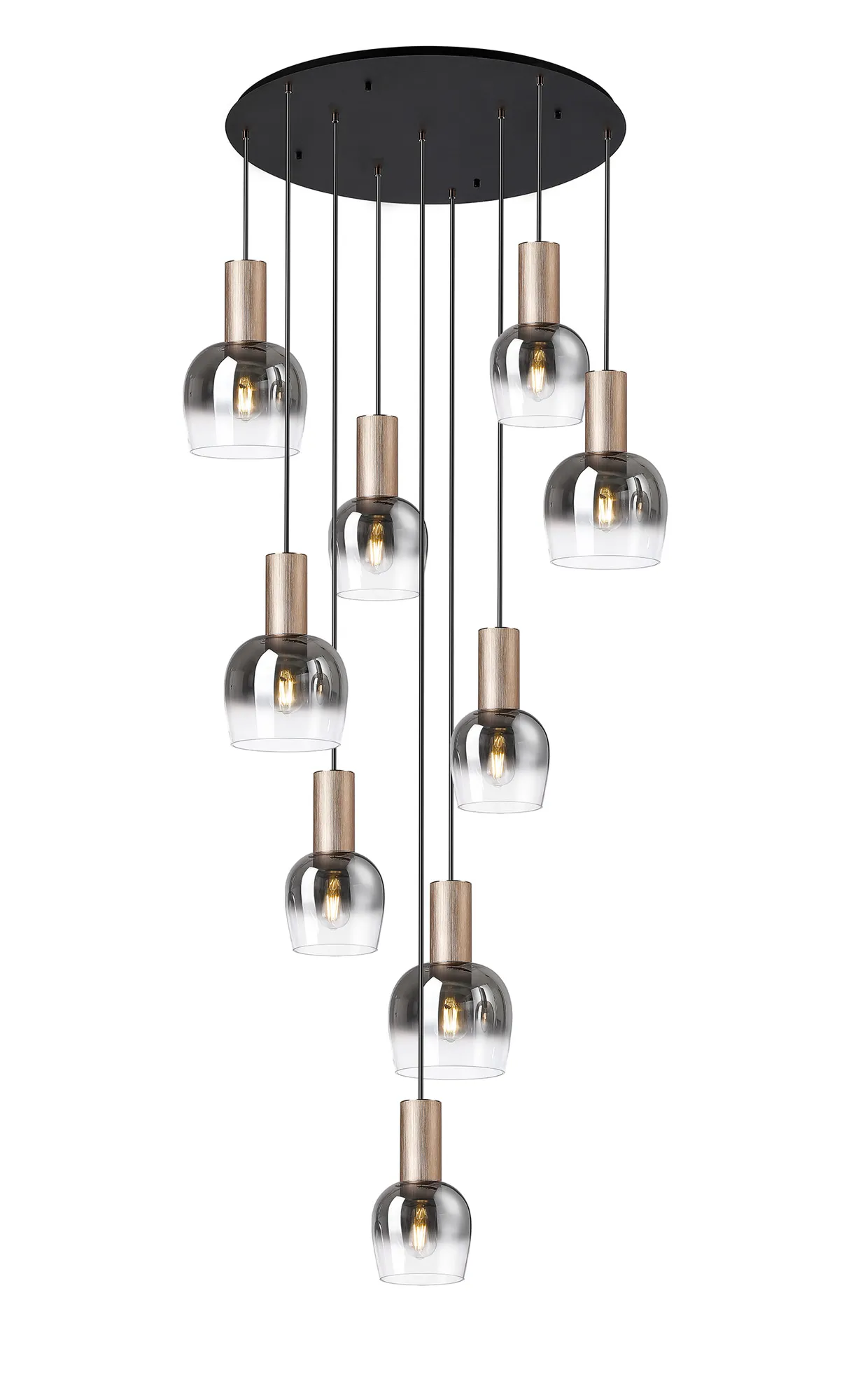 Camden 9 Light Round Pendant In Various Finishes - Image 27