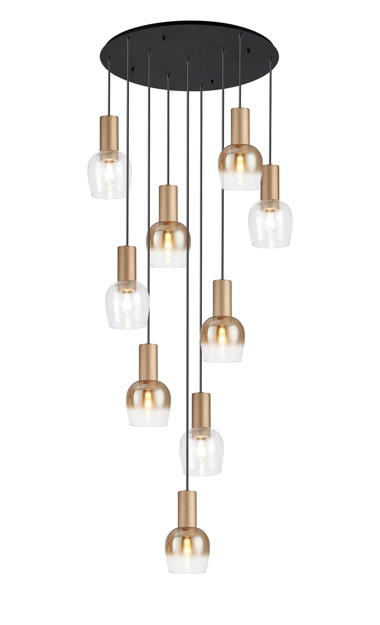 Camden 9 Light Round Pendant In Various Finishes - Image 28