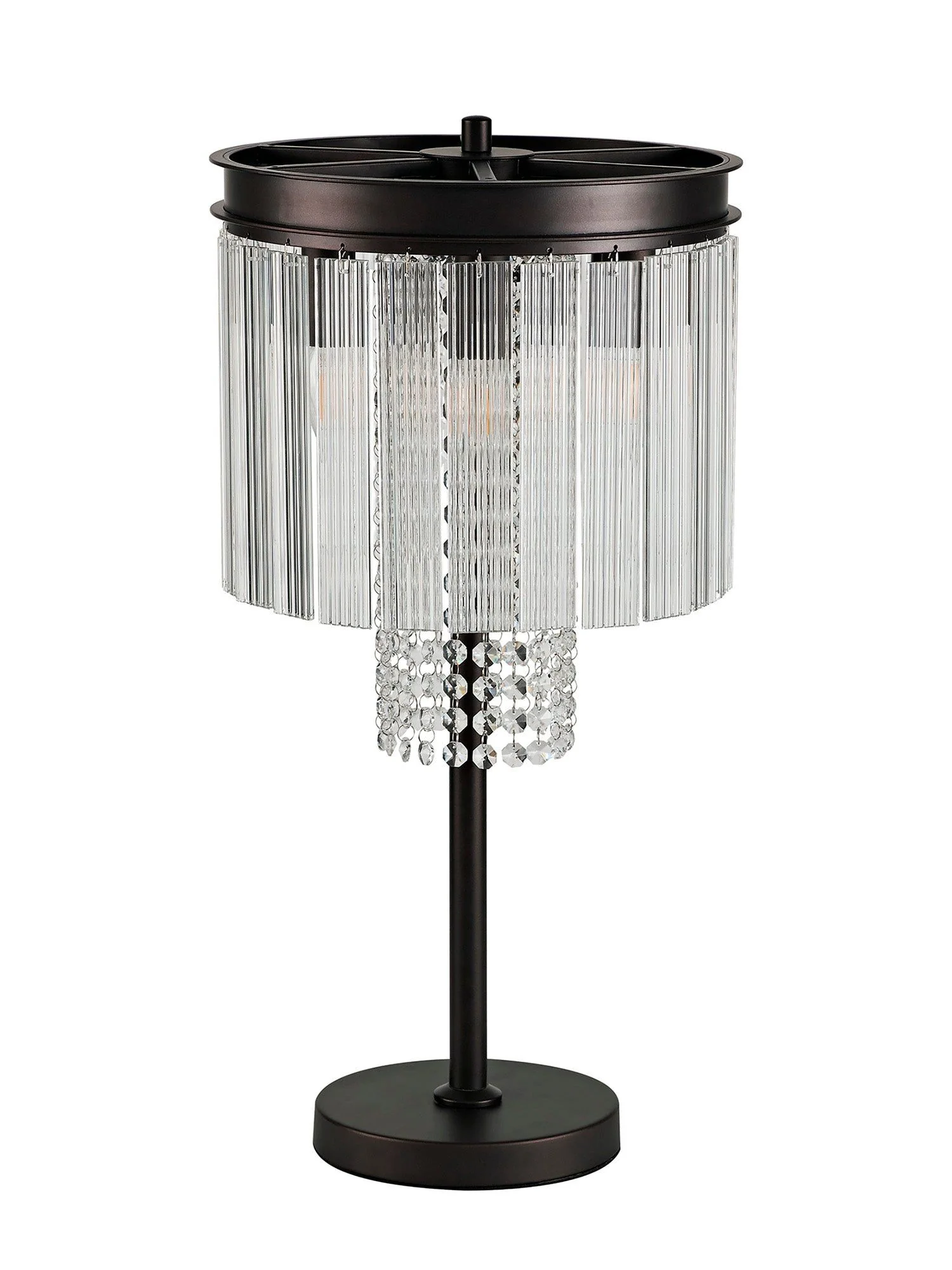 Camden Table Lamp, 6 Light E14, Brown Oxide - Image 4