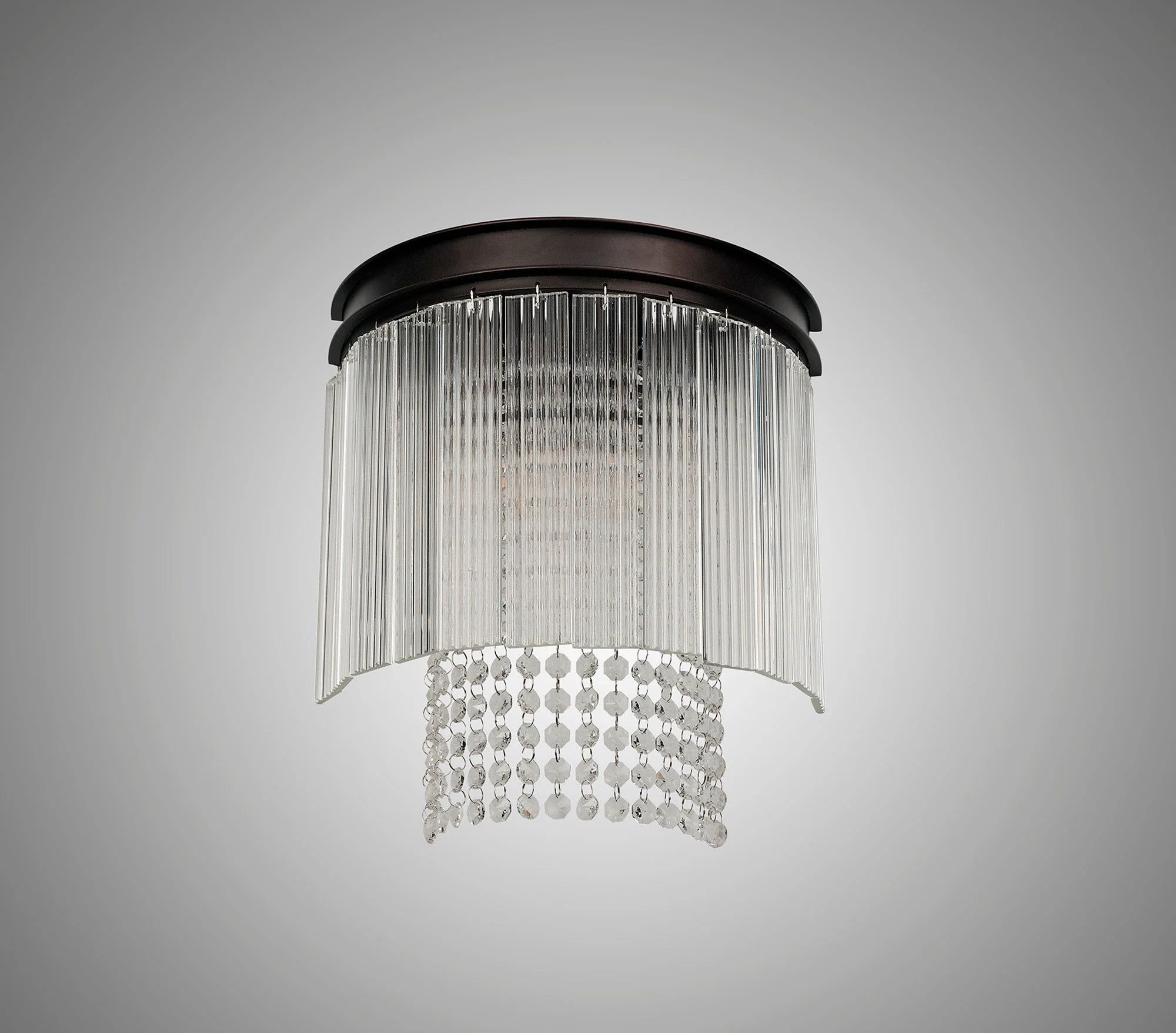 Camden Wall Light, 2 Light E14, Brown Oxide - Image 2