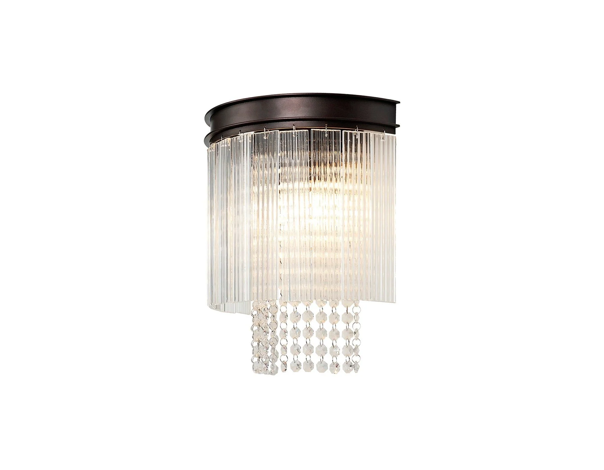 Camden Wall Light, 2 Light E14, Brown Oxide - Image 3