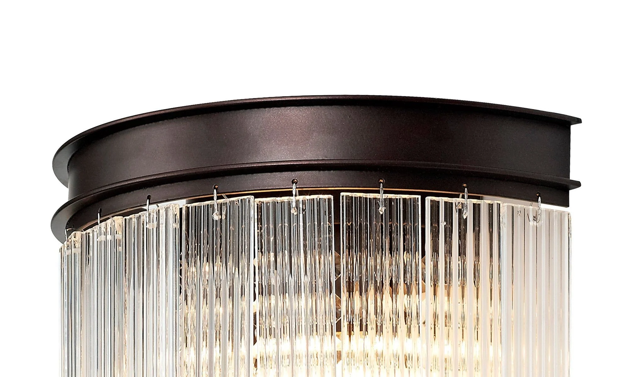 Camden Wall Light, 2 Light E14, Brown Oxide - Image 6