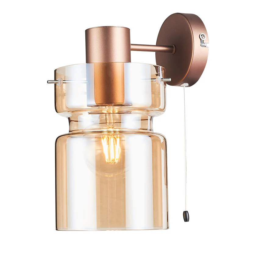 Camden Wall Light- Silver/ Copper/ Grey Finishes - Image 3