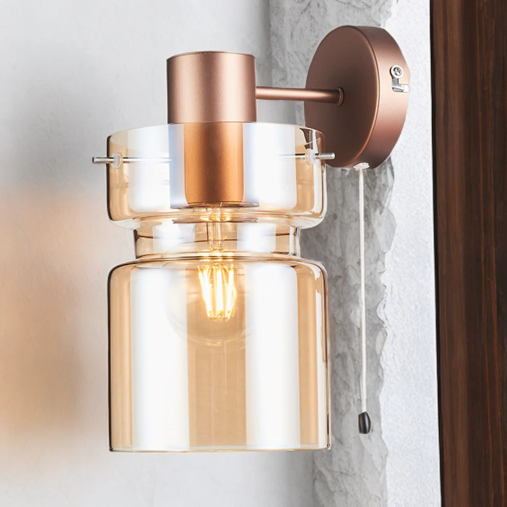 Camden Wall Light- Silver/ Copper/ Grey Finishes - Image 6