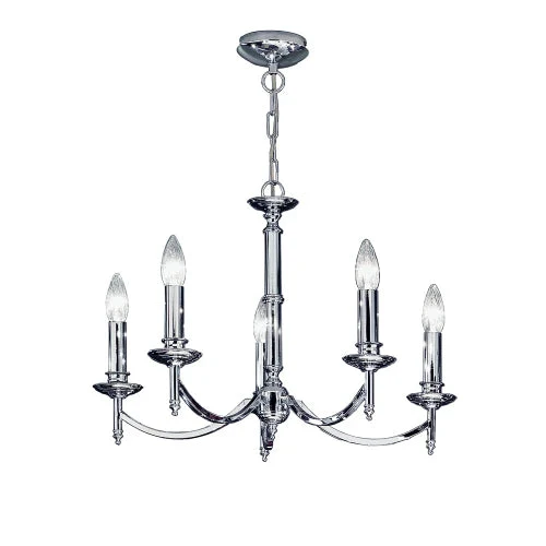 Camilla 3/5/8Lt Fitting Only - Bronze /Chrome Finish - Image 7