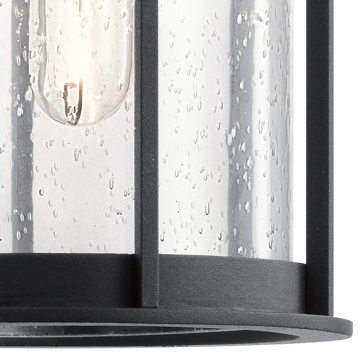 Camillo 1lt Medium Outdoor Wall Lantern - Painted Natural Brass/Black E27 IP44 - Image 10