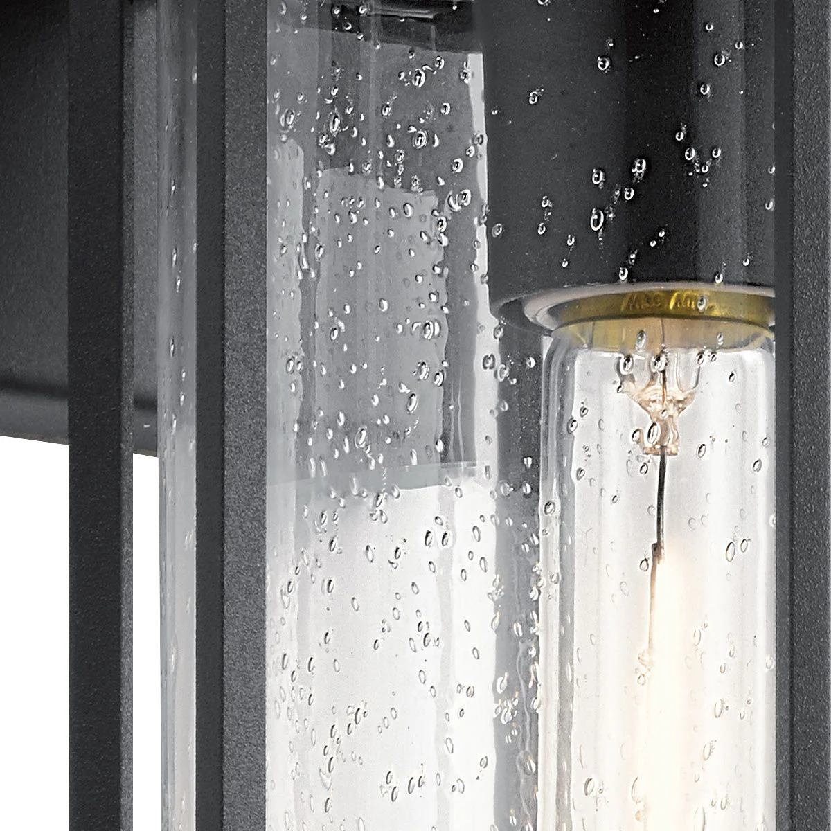 Camillo 1lt Medium Outdoor Wall Lantern - Painted Natural Brass/Black E27 IP44 - Image 11