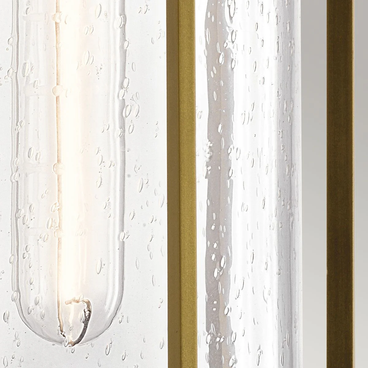 Camillo 1lt Medium Outdoor Wall Lantern - Painted Natural Brass/Black E27 IP44 - Image 6