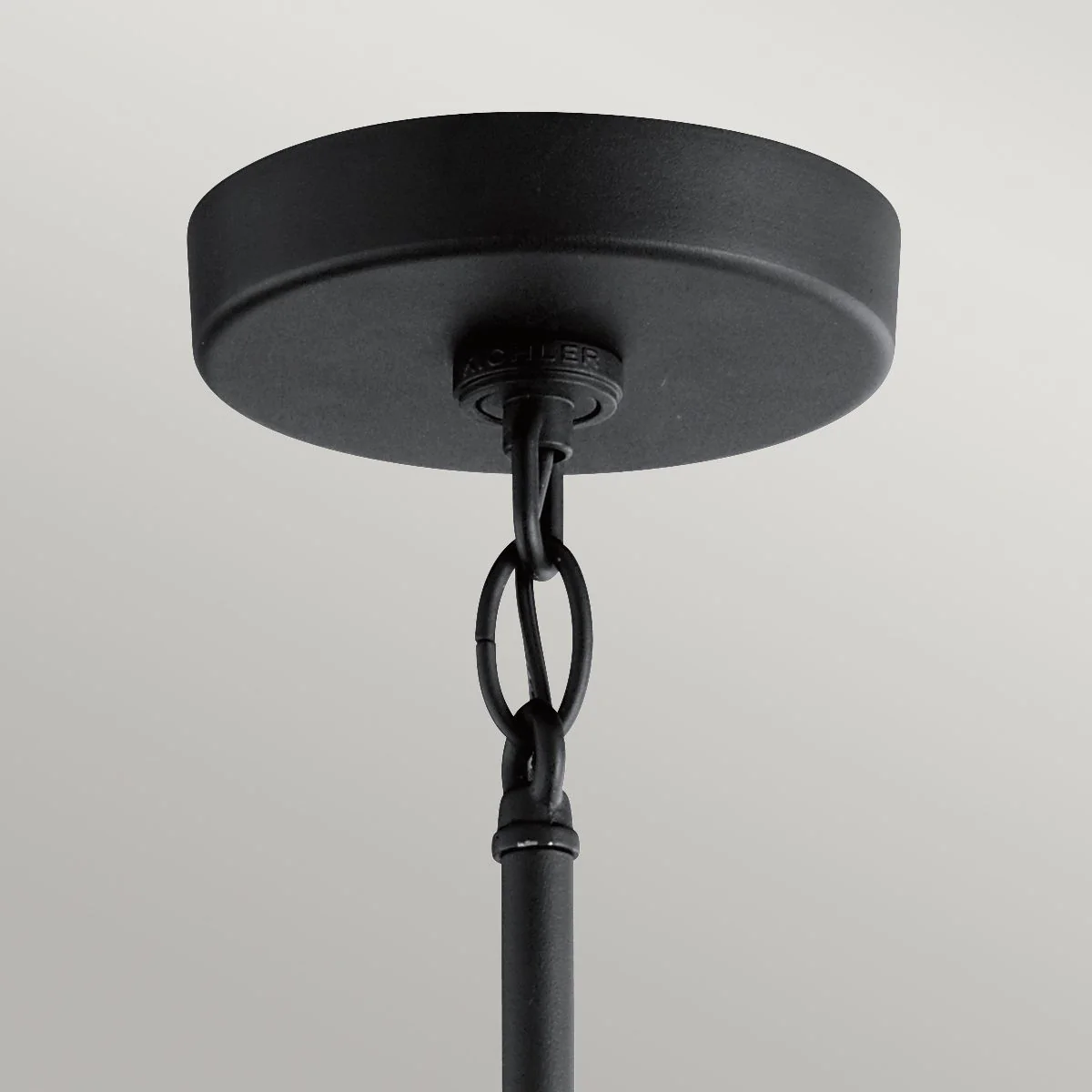 Camillo 1lt Outdoor Pendant - Painted Natural Brass/Textured Black IP44 E27 - Image 8