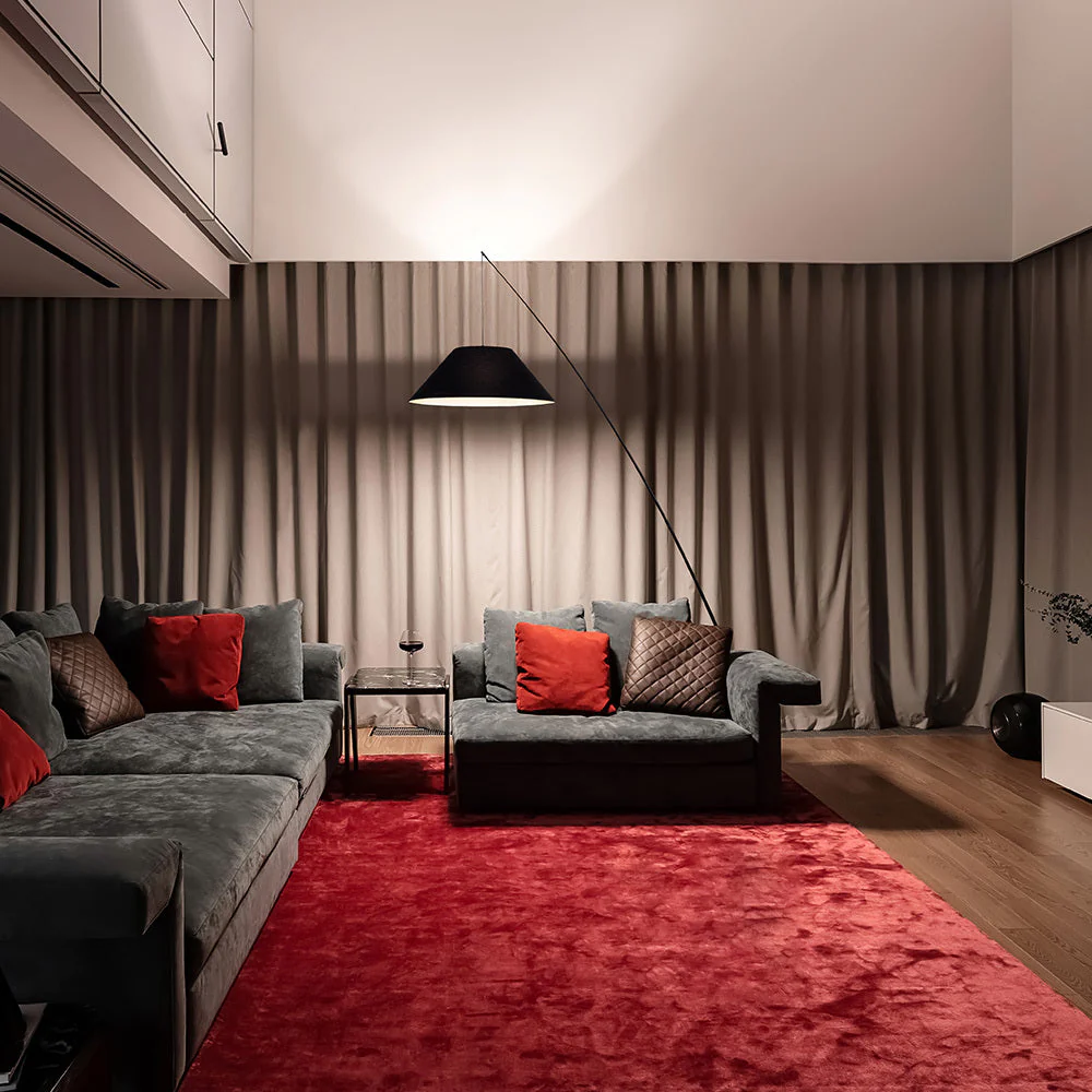 Campanula Floor lamp E27 - Black & Black Finish - Image 3