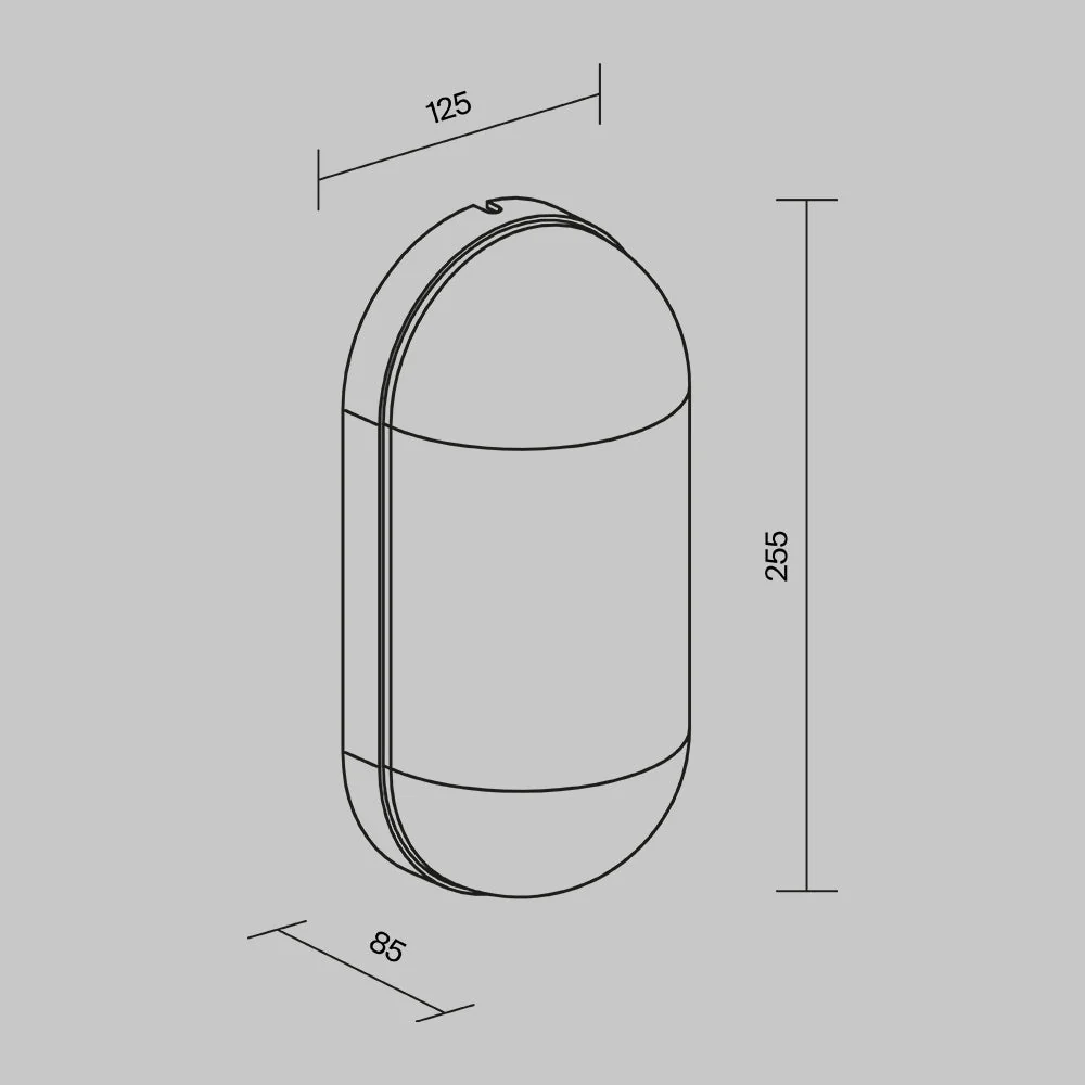 Candle Outdoor Flush Wall Lamp IP65 - Image 6