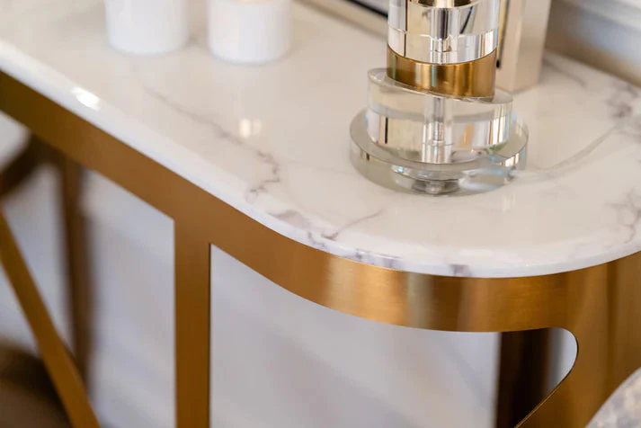 Cannes Console Table Gold - Finish - Image 6