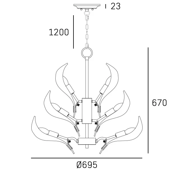 Cannes Hanging Light- Various Sizes - Image 6