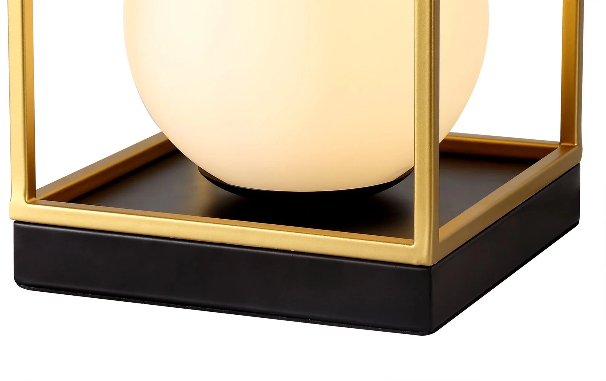 Cannes Table Lamp, 1 Light E14, Matt Black/Painted Gold - Image 5