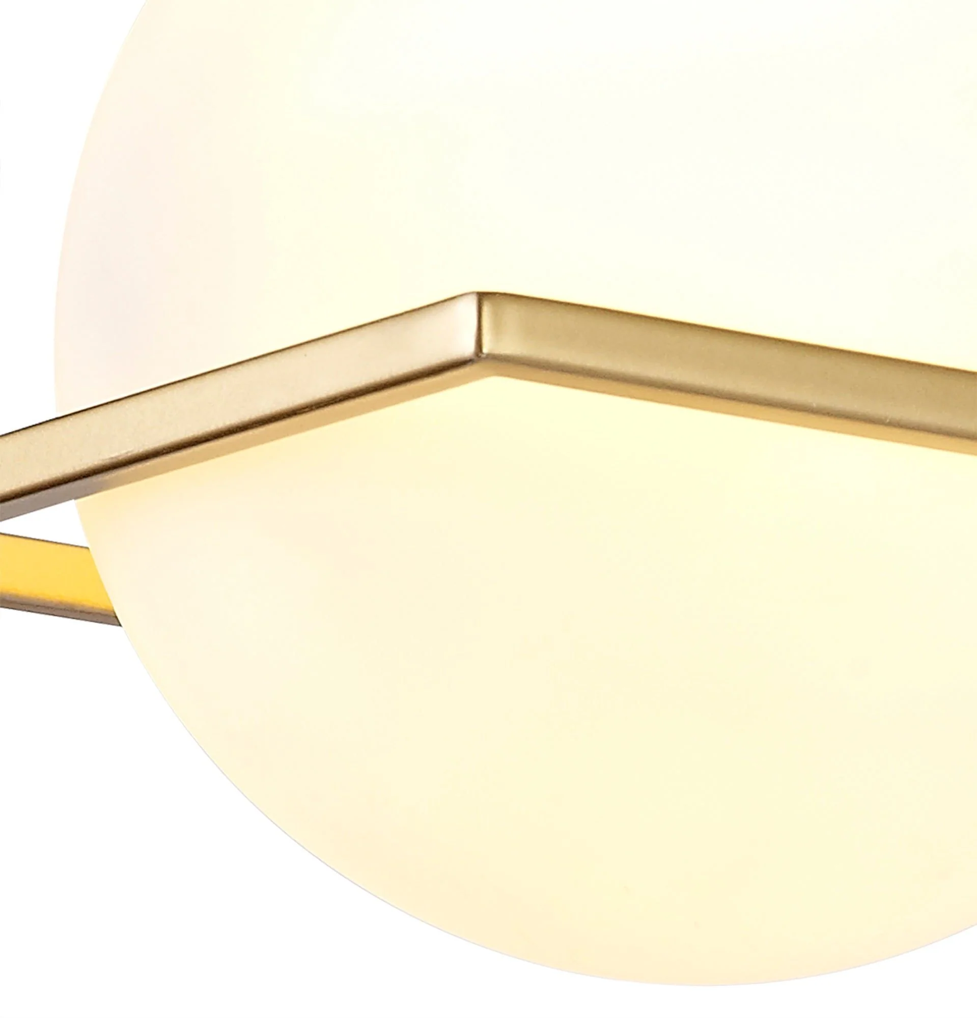 Cannes Wall Lamp Switched, 1 Light E14, Matt Black/Polished Gold - Image 3
