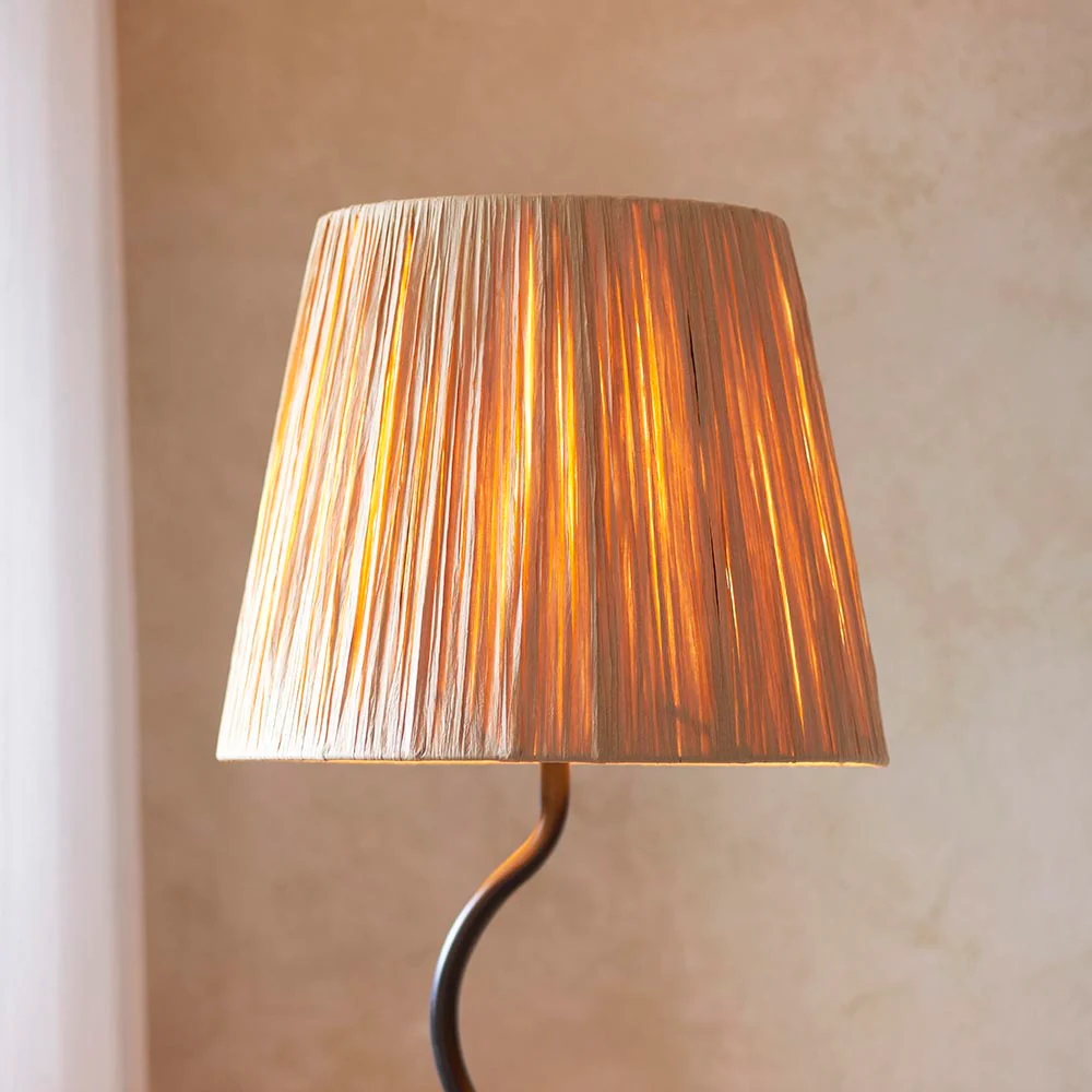 Canopus Floor Lamp - Matt Black/Aged Brass Finish E27 - Image 4
