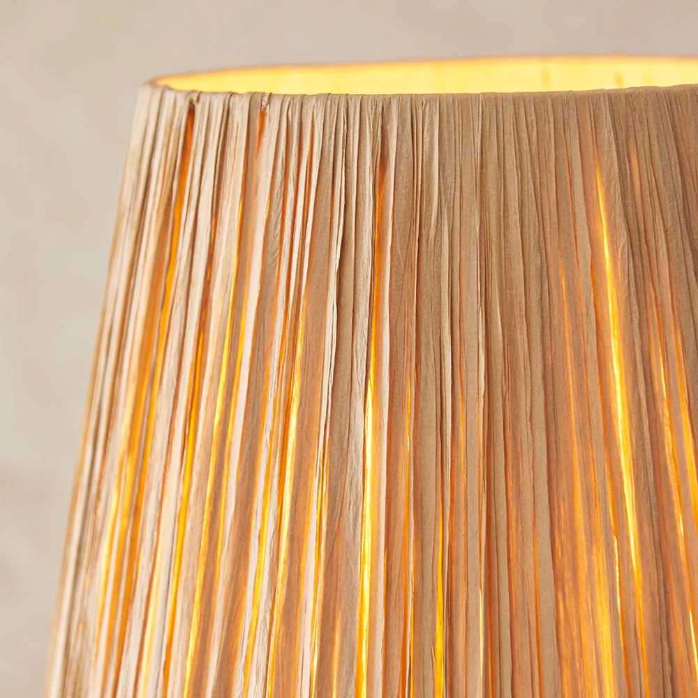 Canopus Floor Lamp - Matt Black/Aged Brass Finish E27 - Image 5