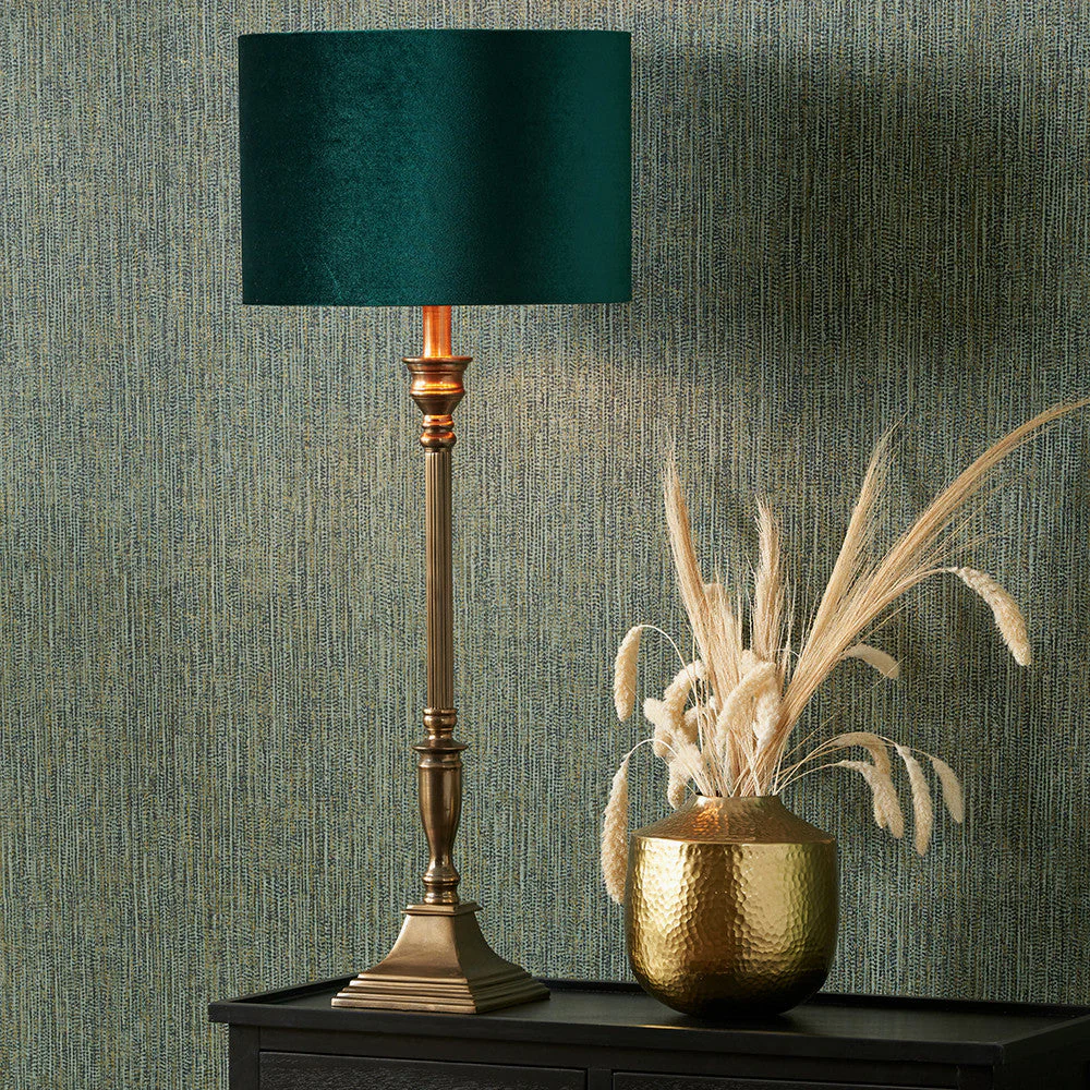 Canterbury Antique Brass Metal Table Lamp  - Base Only - Image 3