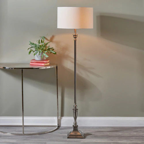 Canterbury Antique Metal Floor Lamp Base - Image 6