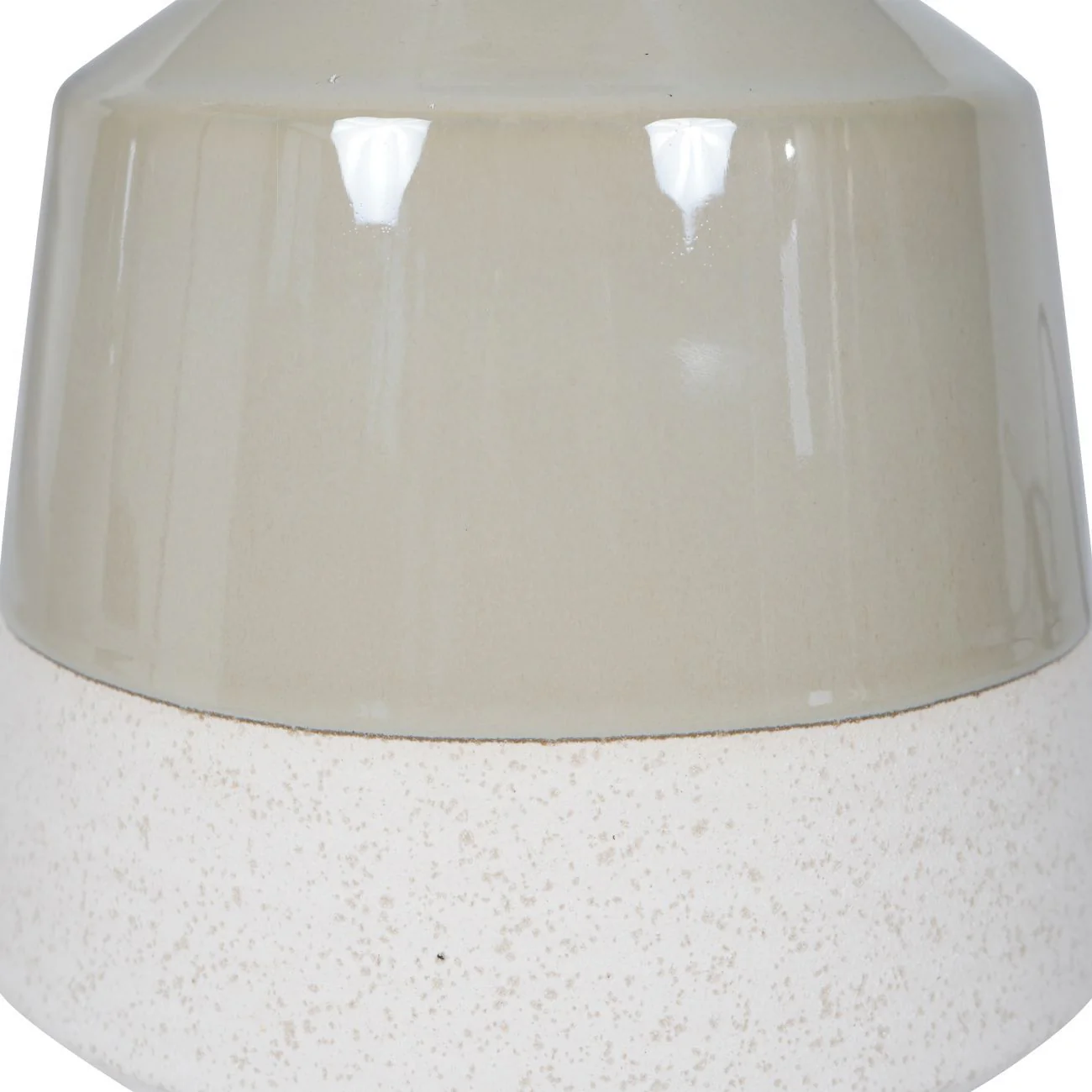 Canterbury Large Soft Green Dipped Glaze Table Lamp with Ivory Coolie Shade - Image 3