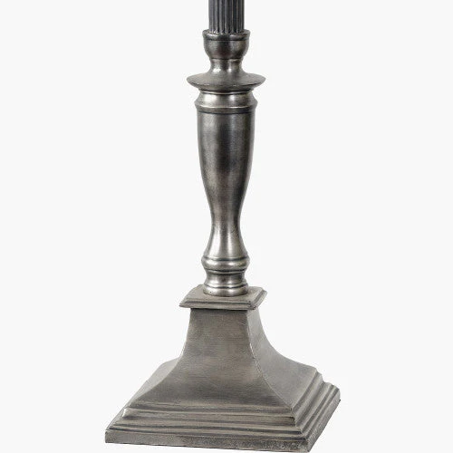Canterbury  Metal Table Lamp Base with Cream Self Lined Linen shade - Image 5