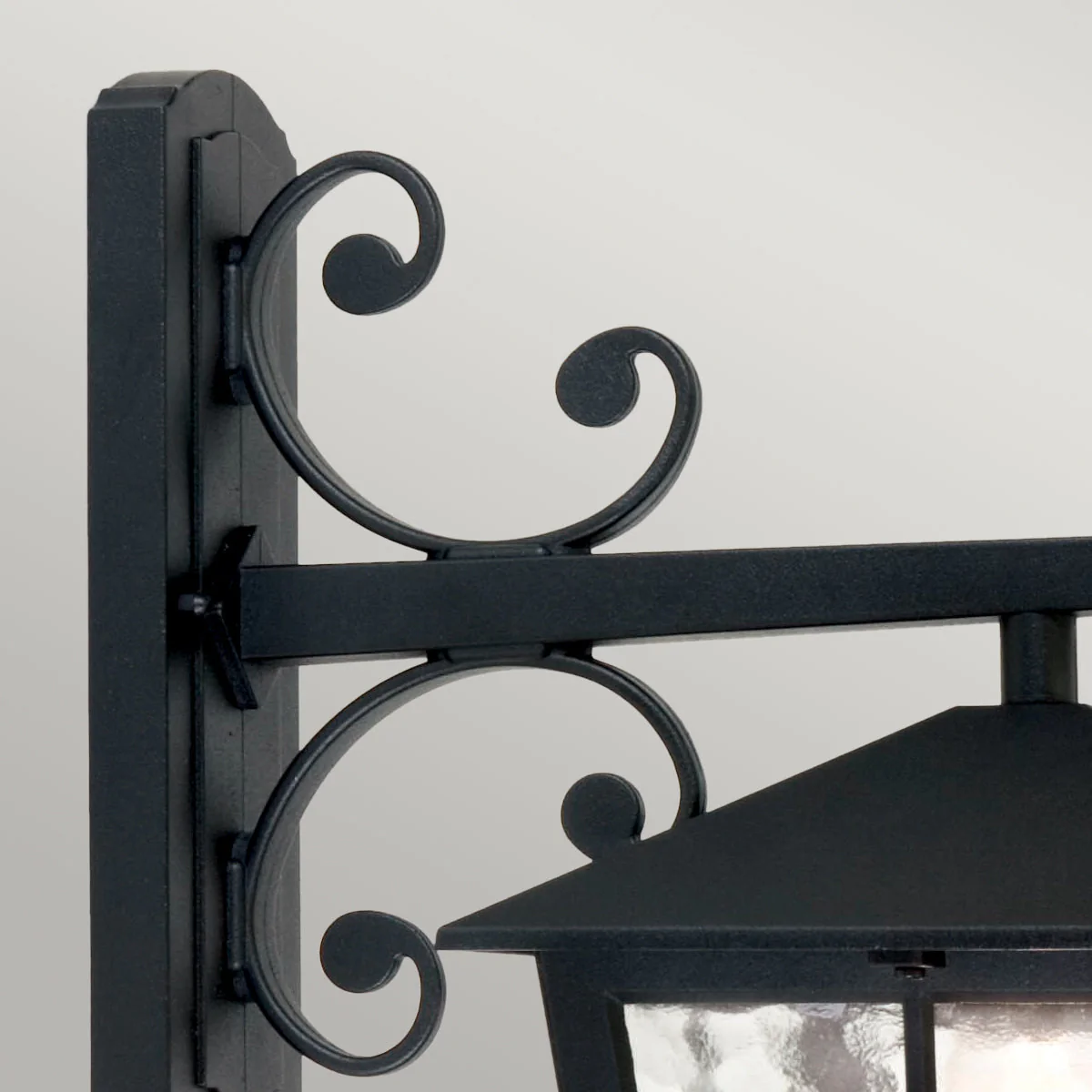 Canterbury Up/Down Wall Lantern - Black Finish - Image 3