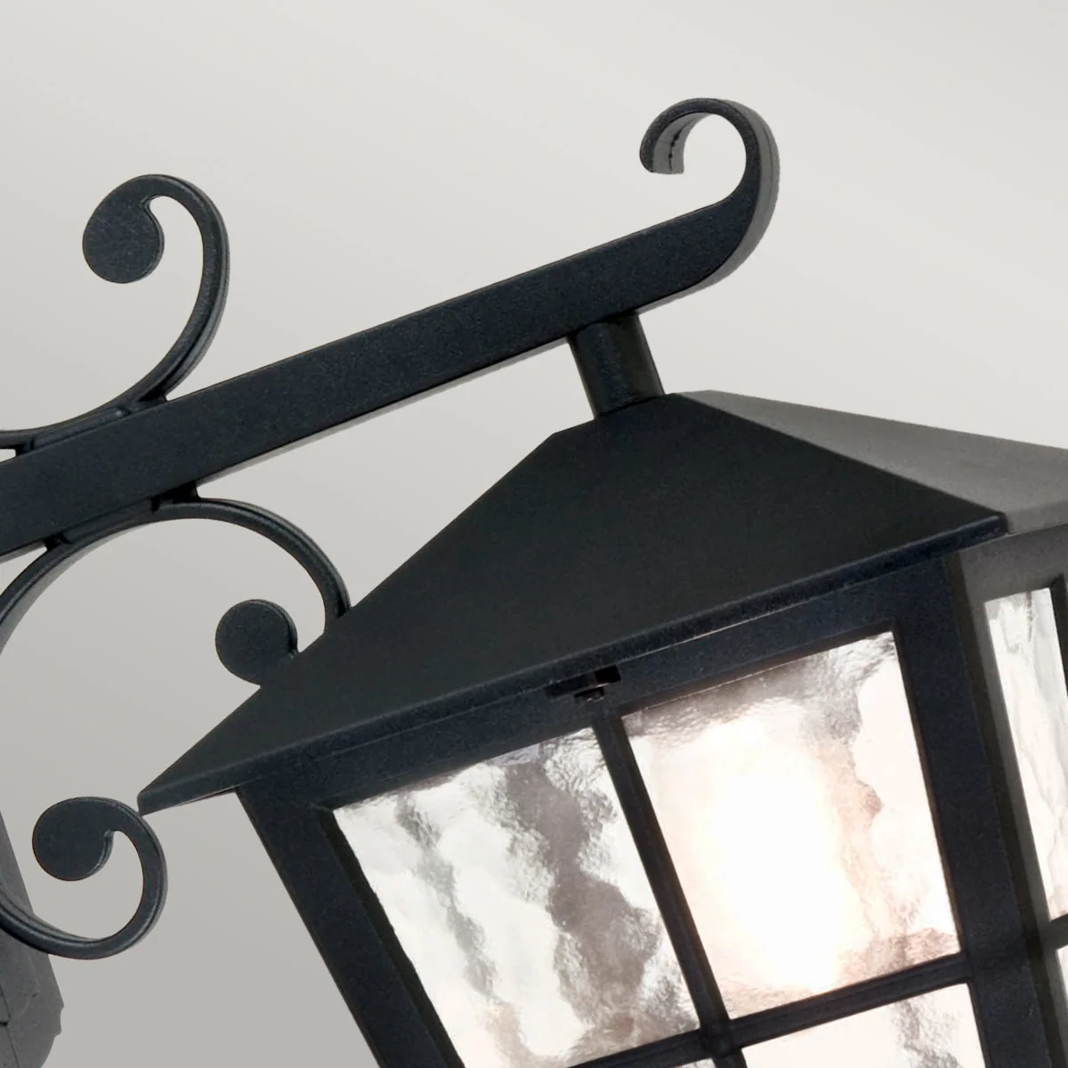 Canterbury Up/Down Wall Lantern - Black Finish - Image 4