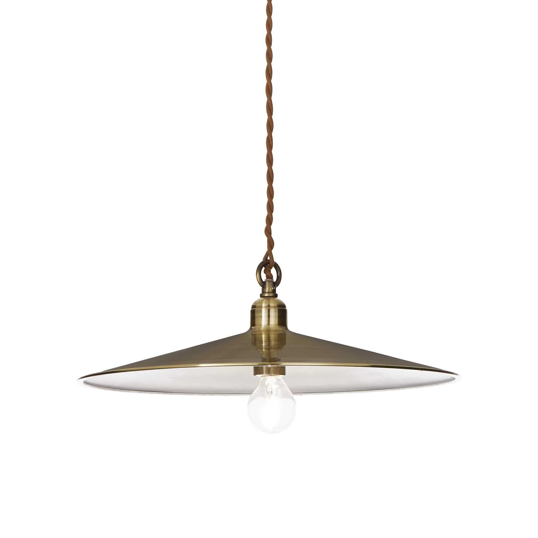 Cantina Pendant Ceiling Light - Copper/Antique Brass Finish - Image 2