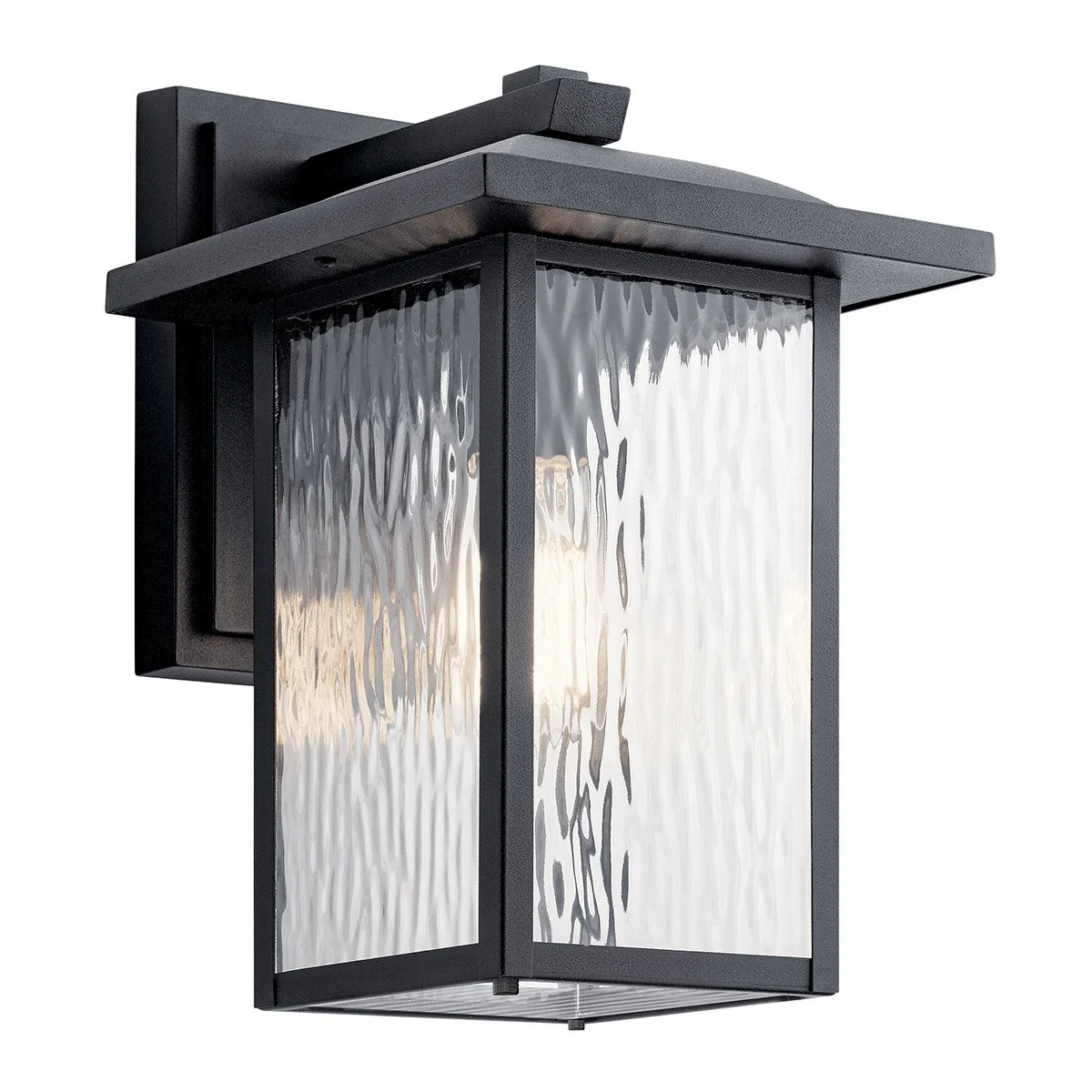 Cappanna 1 lt Exterior Wall Lantern - Textured Black  IP44 E27 - Image 10