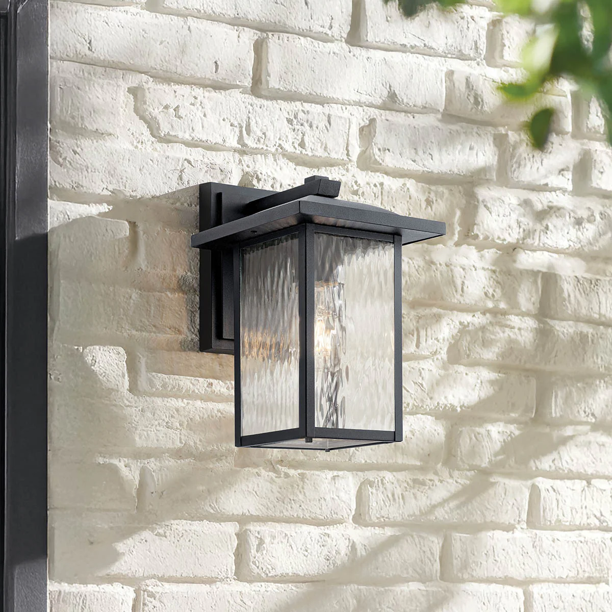 Cappanna 1 lt Exterior Wall Lantern - Textured Black  IP44 E27 - Image 11