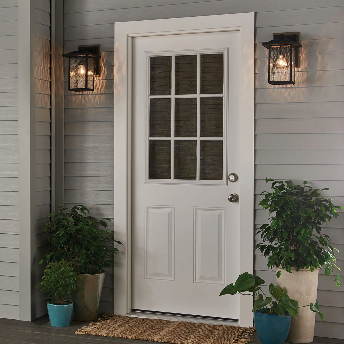 Cappanna 1 lt Exterior Wall Lantern - Textured Black  IP44 E27 - Image 12